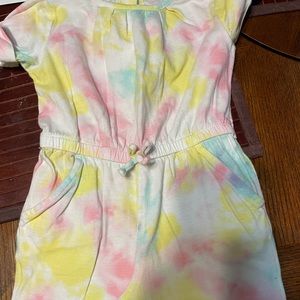 Cute tie dye one piece toddler outfit
